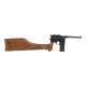 WE Mauser Broom Handle C96/712 (w/Stock), The Mauser C96 is a pistol known as many names; the broom handle, the aforementioned C96, the Box Cannon, and the 712